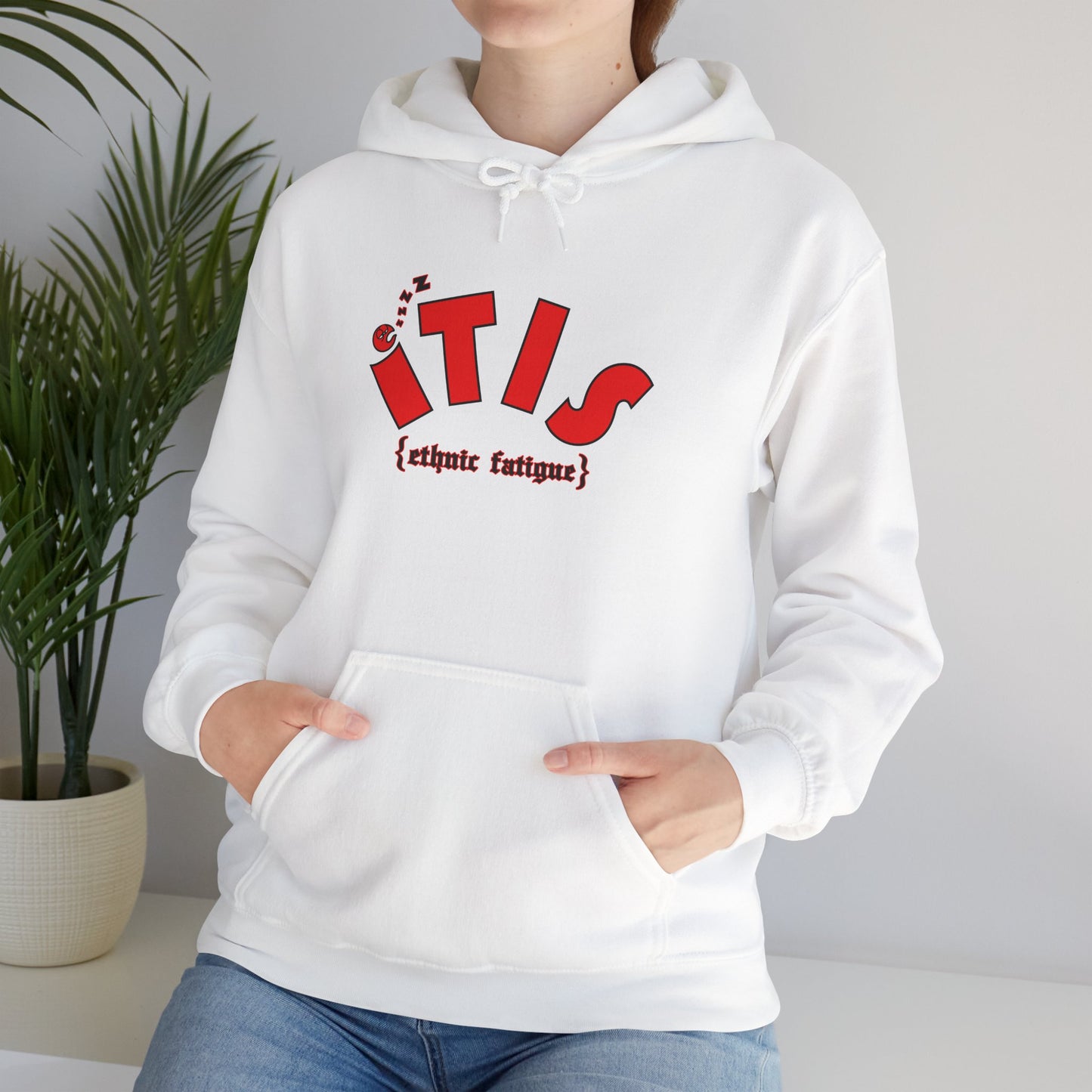 L.O.E.F ITIS Unisex Hooded Sweatshirt (Red)