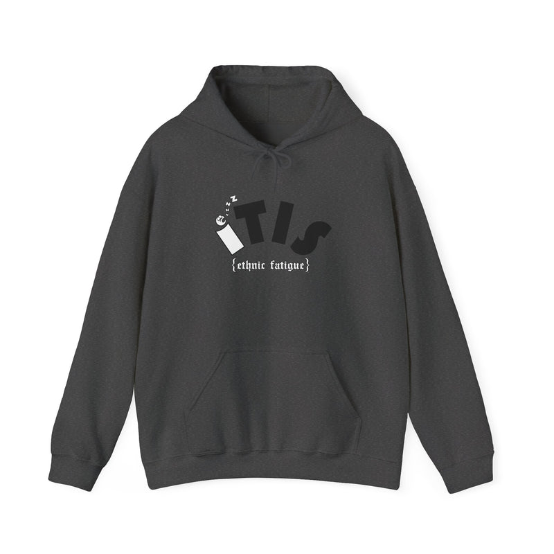 L.O.E.F ITIS Unisex Hooded Sweatshirt (White and Black)