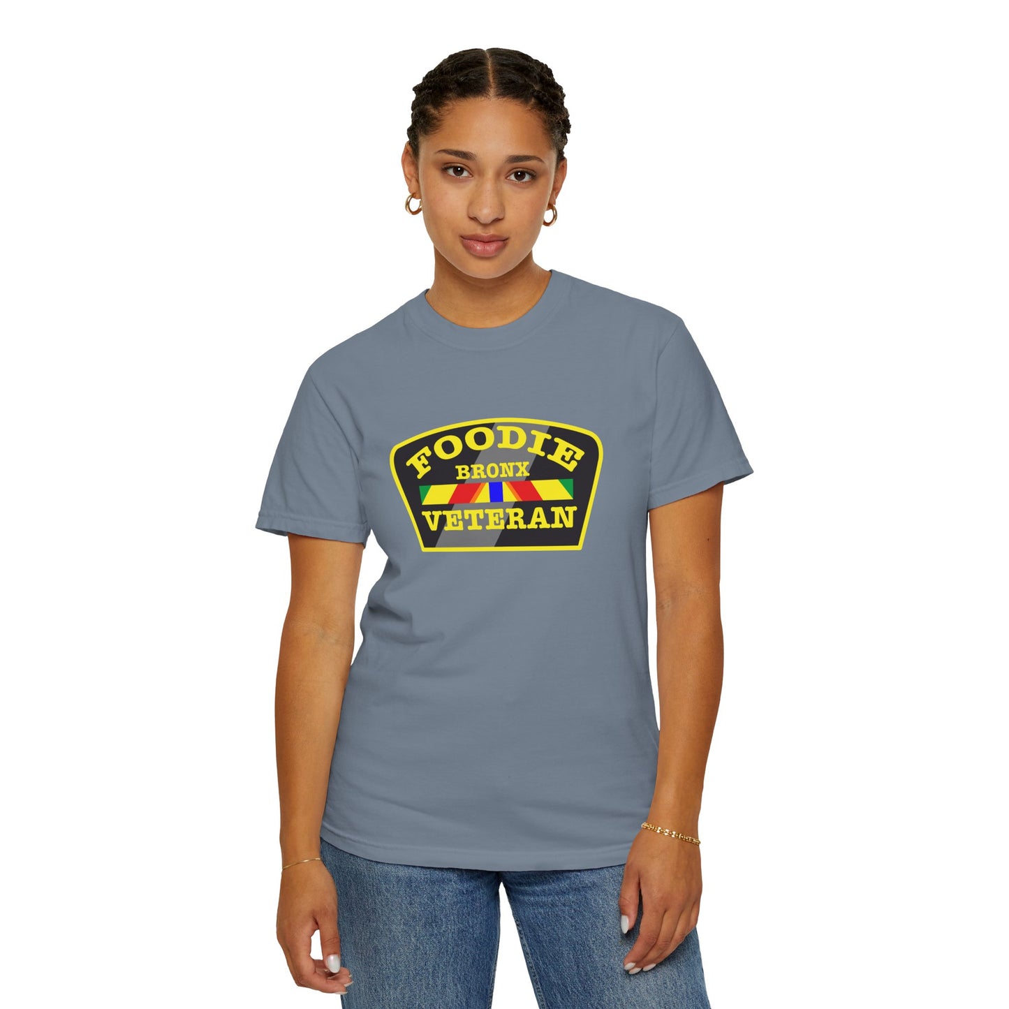 L.O.E.F Foodie Veteran Bronx Unisex Tee Shirt (Yellow)