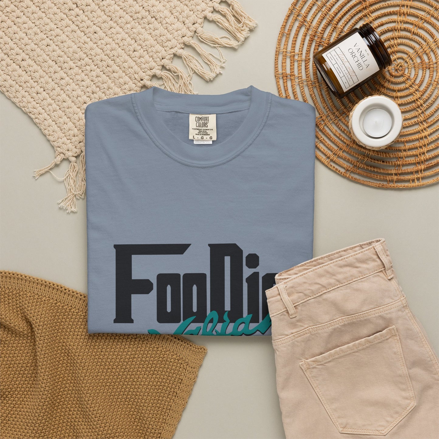 L.O.E.F Foodie Mafia Unisex Tee shirt (Teal)