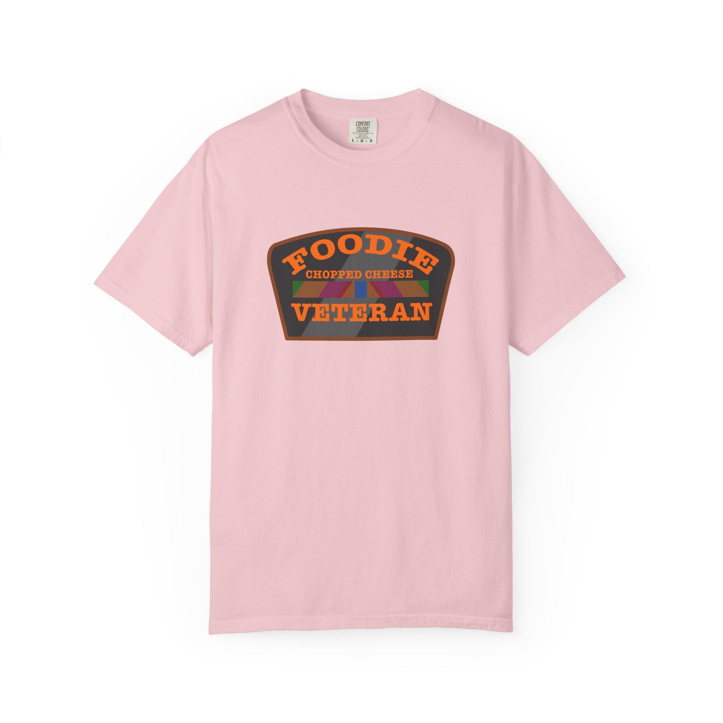 L.O.E.F Foodie Veteran Chopped Cheese Unisex Tee Shirt (Orange)