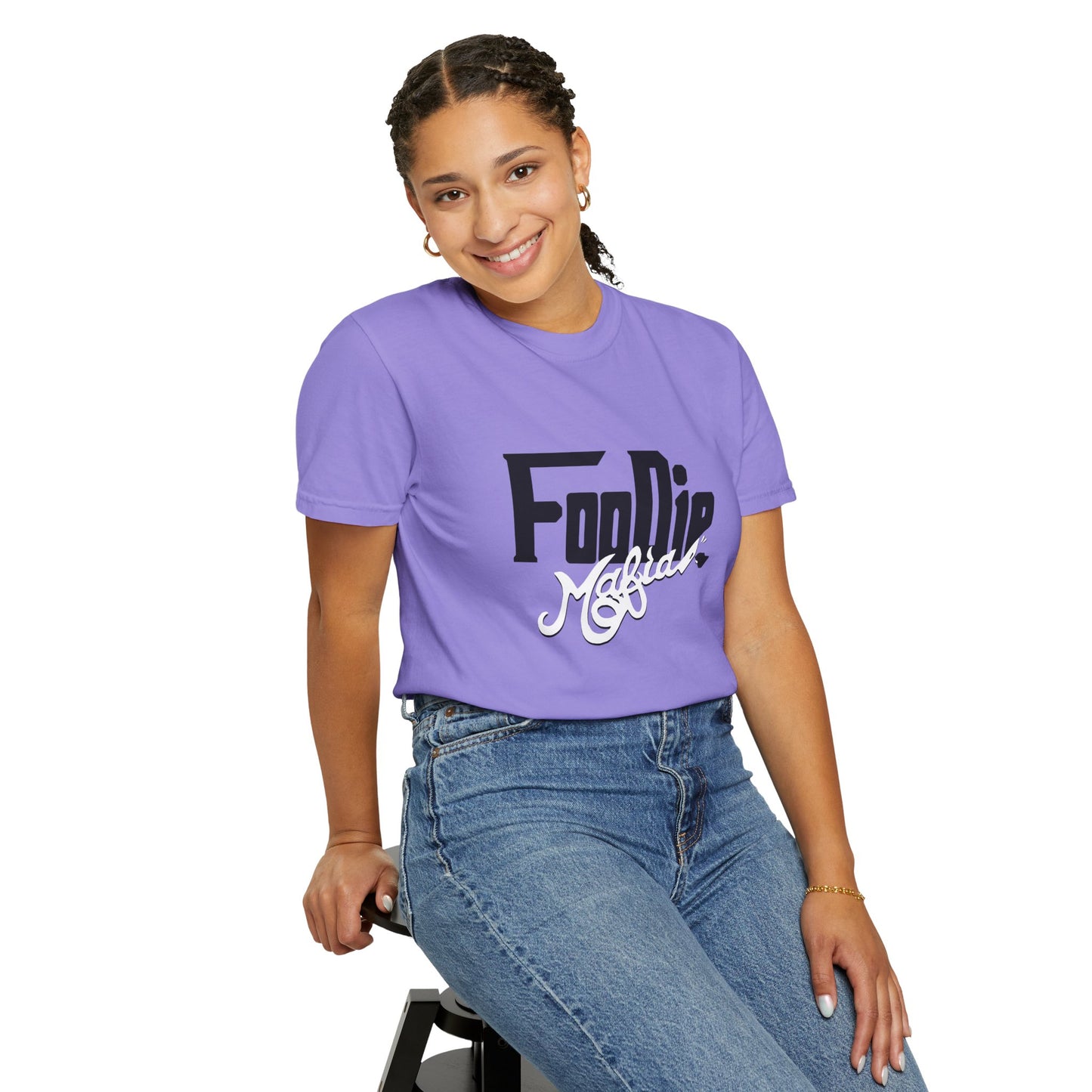 L.O.E.F Foodie Mafia Unisex Tee shirt (White)