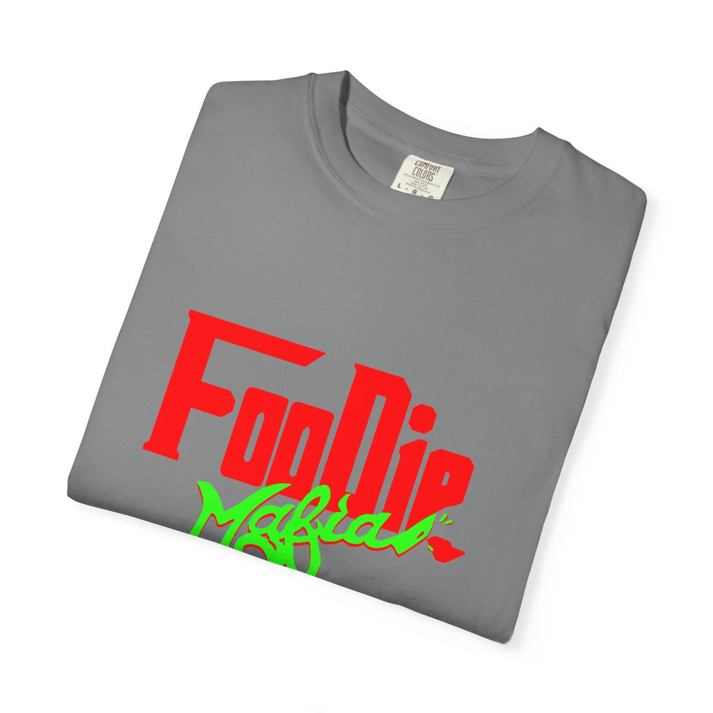 L.O.E.F Red Foodie Mafia Unisex Tee Shirt (Neon Green)