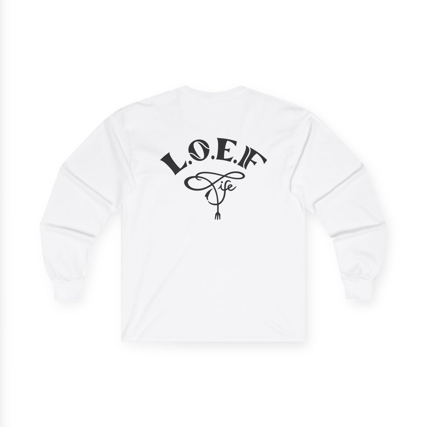 L.O.E.F Foodie 4Life Certified Long Sleeve Tee (Black)