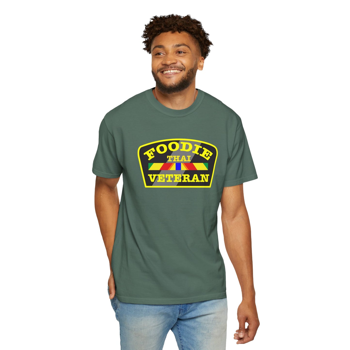 L.O.E.F Foodie Veteran THAI Unisex Tee Shirt (Yellow)