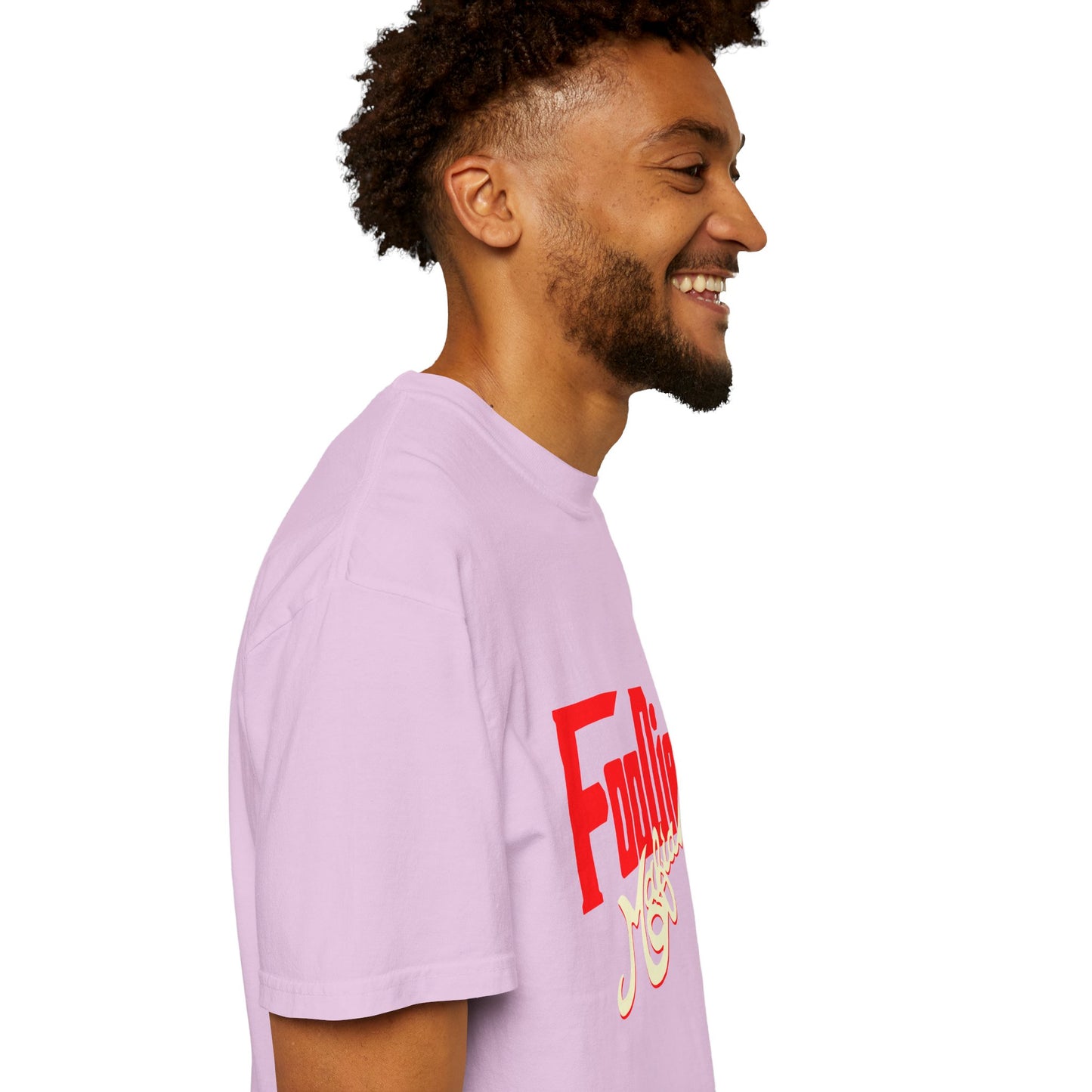 L.O.E.F Red Foodie Mafia Unisex Tee Shirt (Cream)