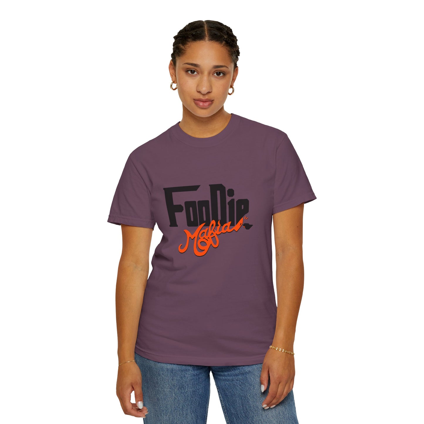 L.O.E.F Foodie Mafia Unisex Tee Shirt (Flat Red)