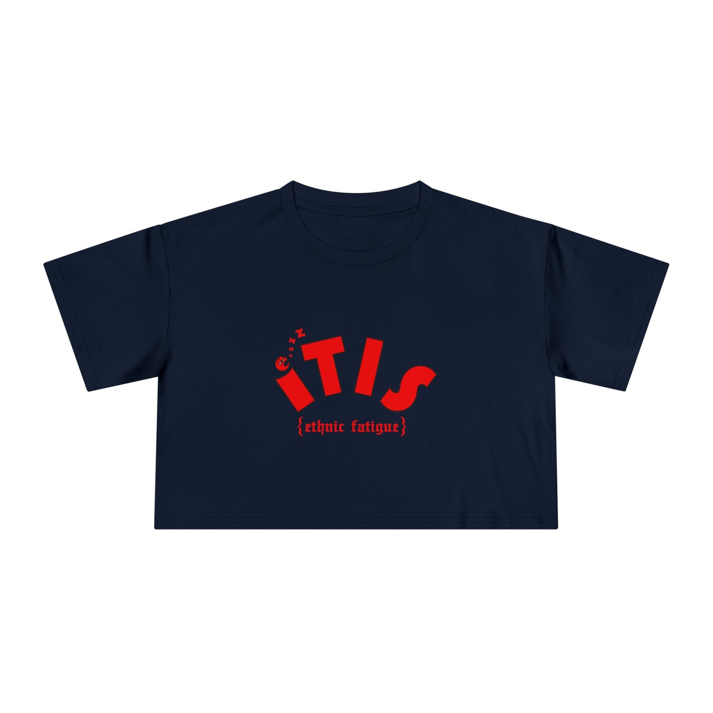 L.O.E.F ITIS Women Crop Tee (Red)