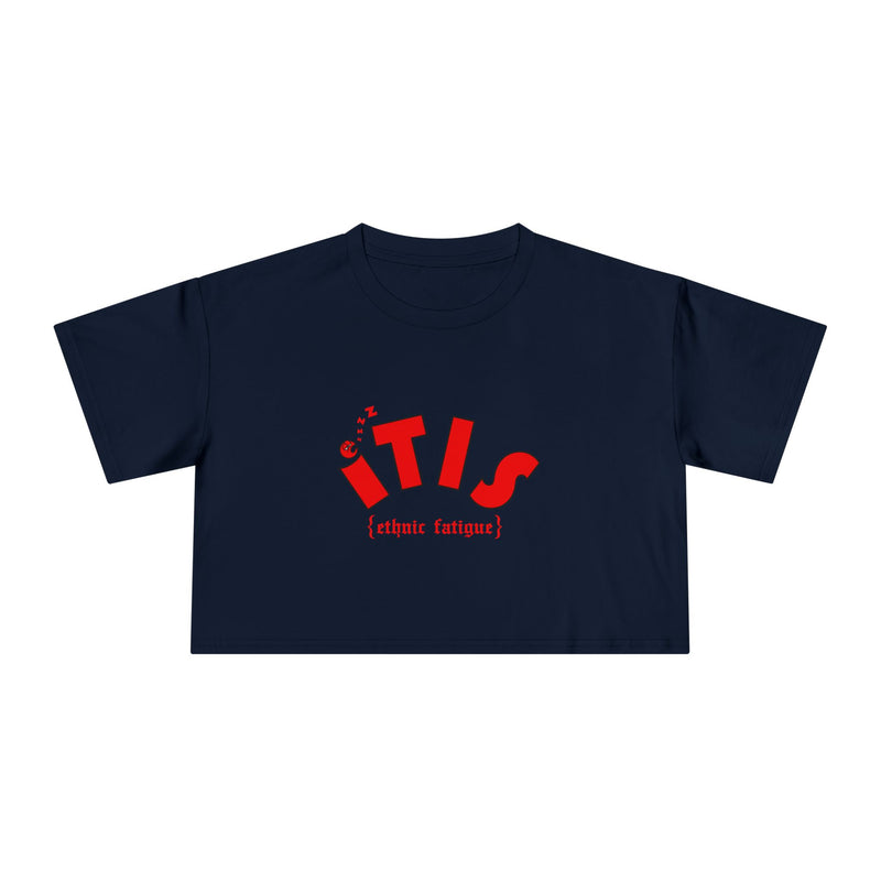 L.O.E.F ITIS Women Crop Tee (Red)