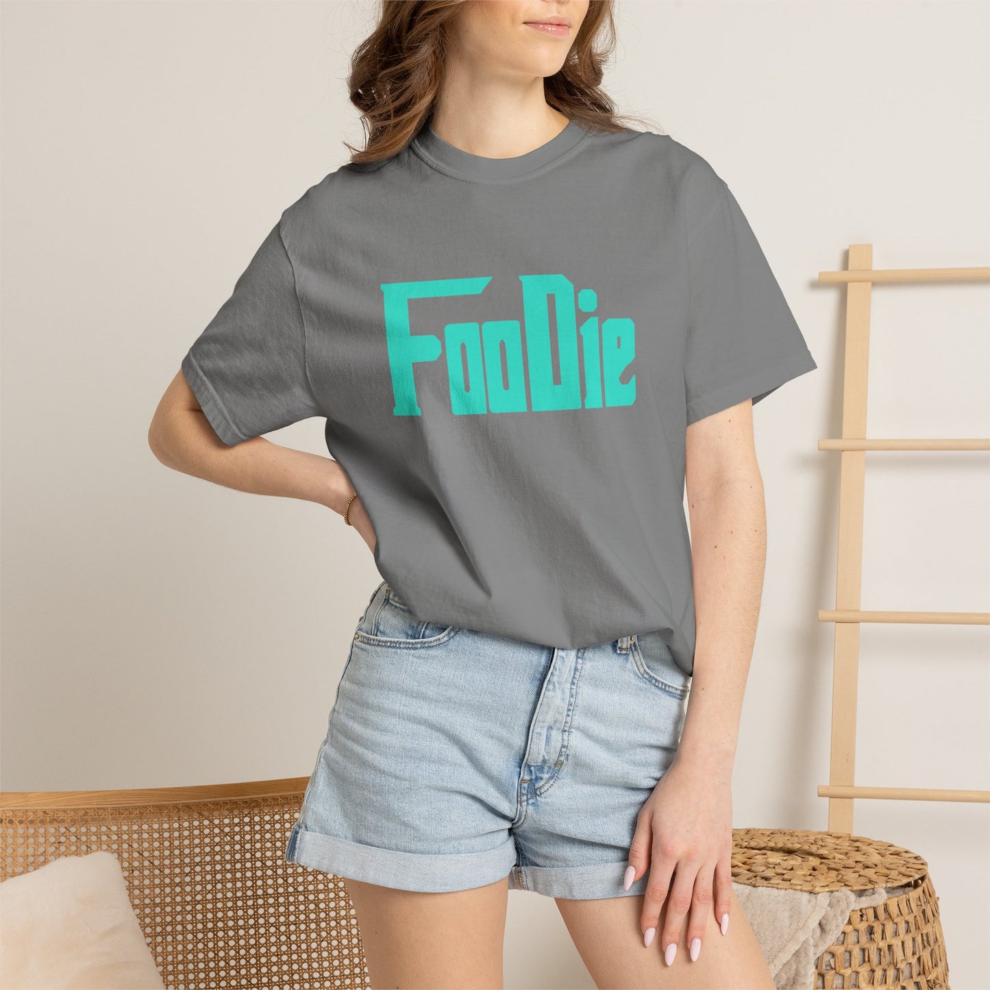 L.O.E.F Foodie Unisex Tee Shirt (Turquoise)