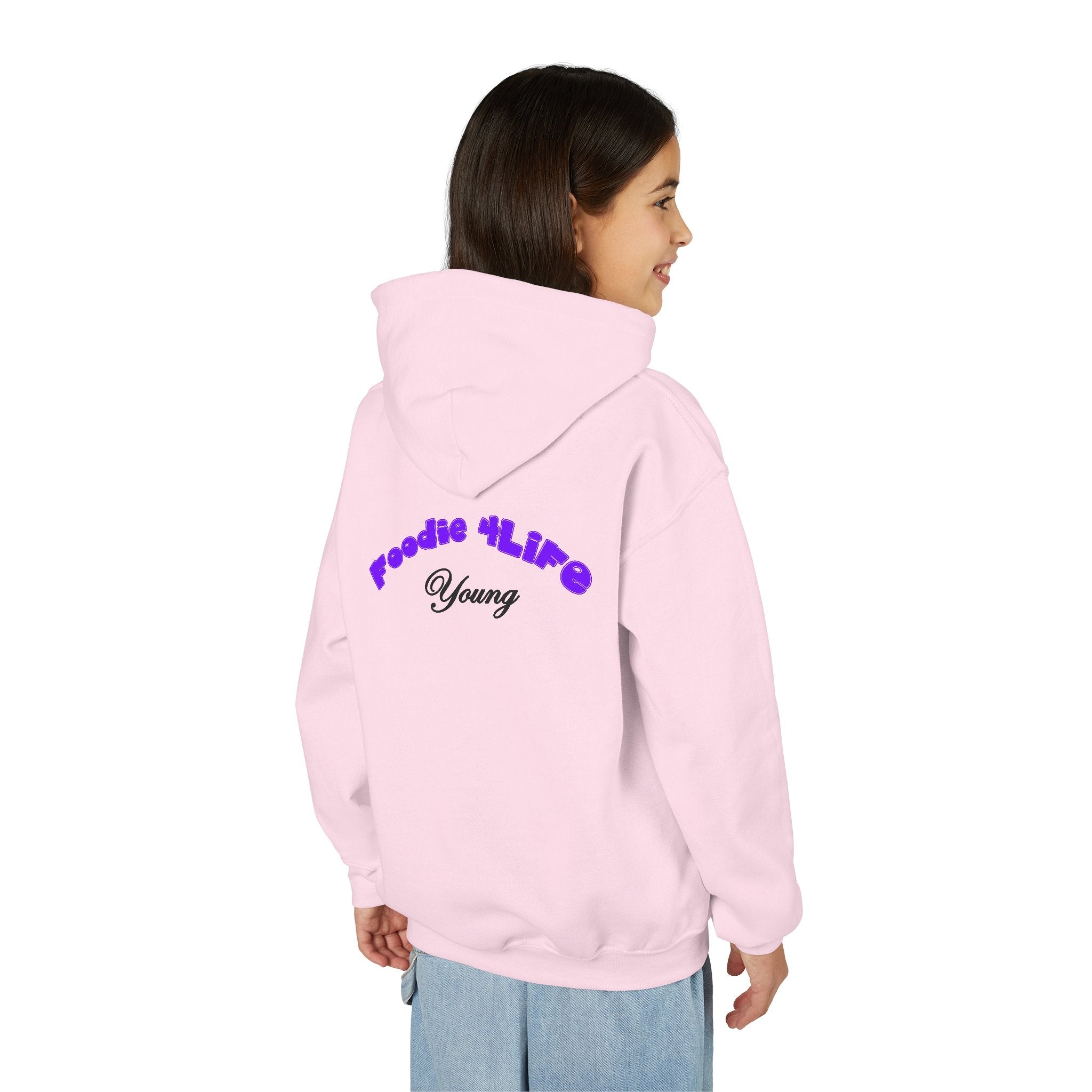 L.O.E.F Foodie 4Life Young Hoodie (Violet)