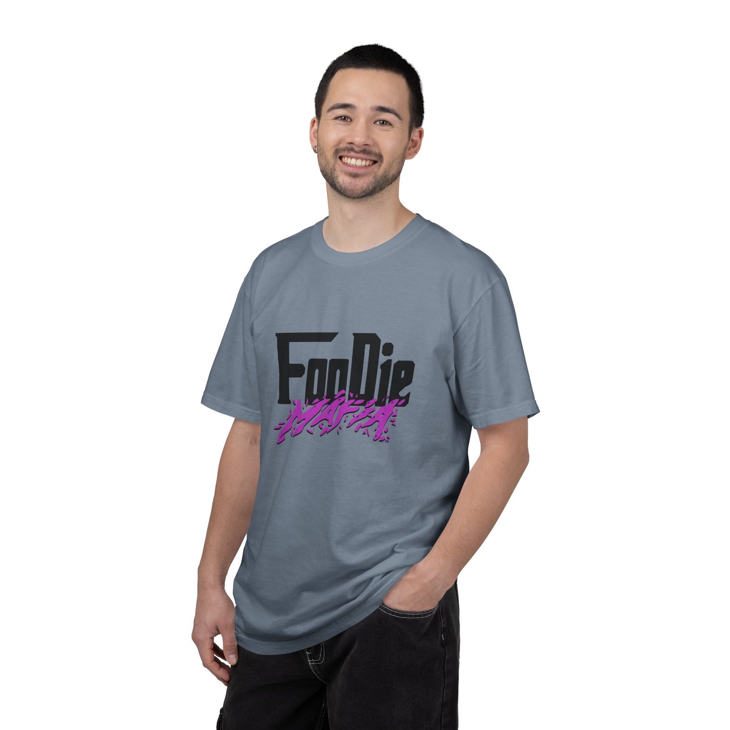 L.O.E.F Foodie Mafia Unisex Tee Shirt (Bright Purple)