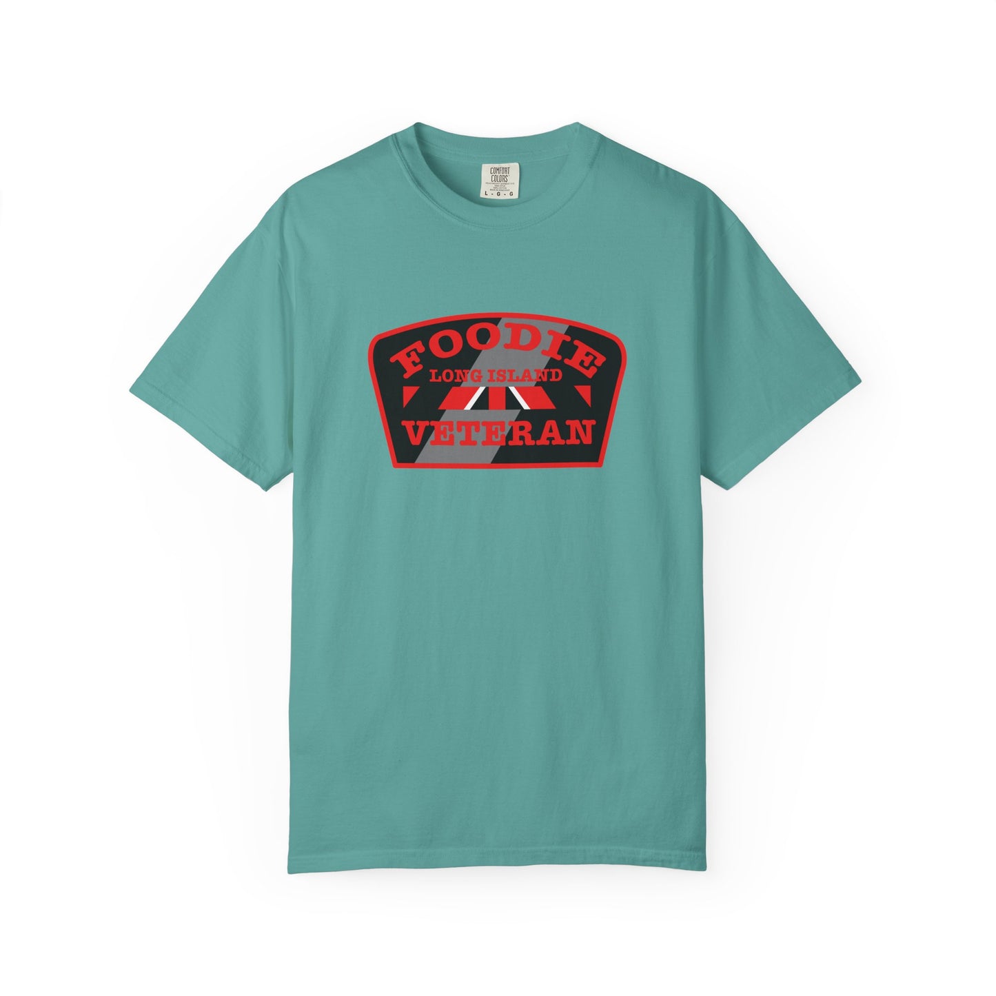 L.O.E.F Foodie Veteran Long Island Unisex Tee Shirt (Red)
