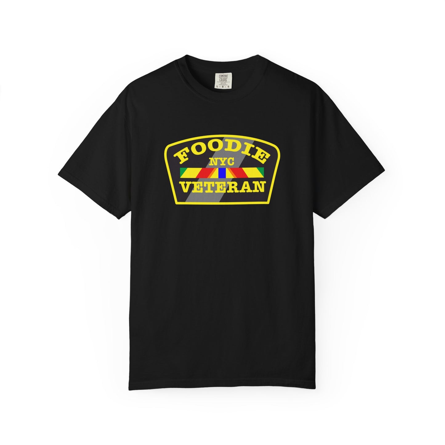 L.O.E.F Foodie Veteran NYC Unisex Tee Shirt (Yellow)