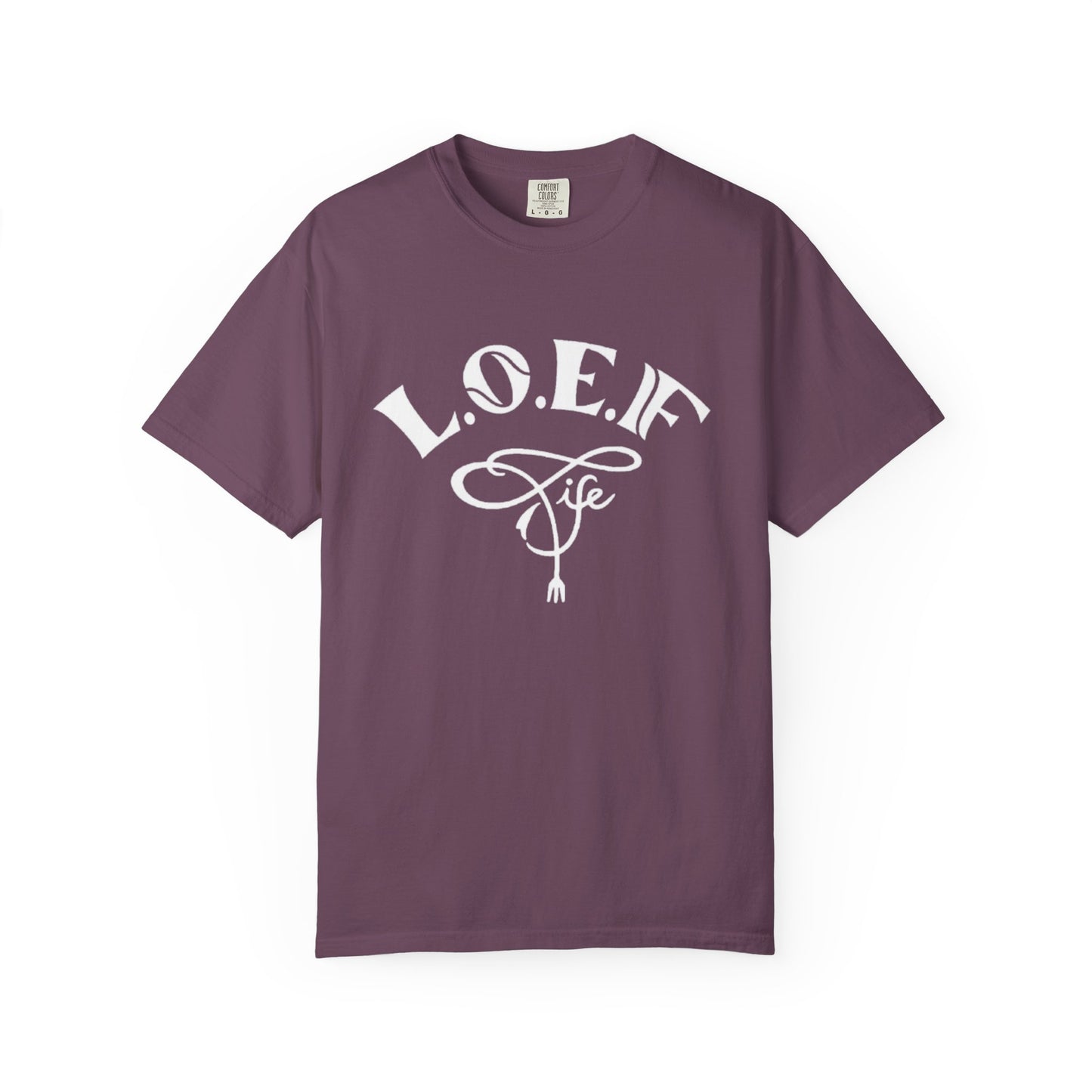 L.O.E.F Life Unisex Tee Shirt (White)