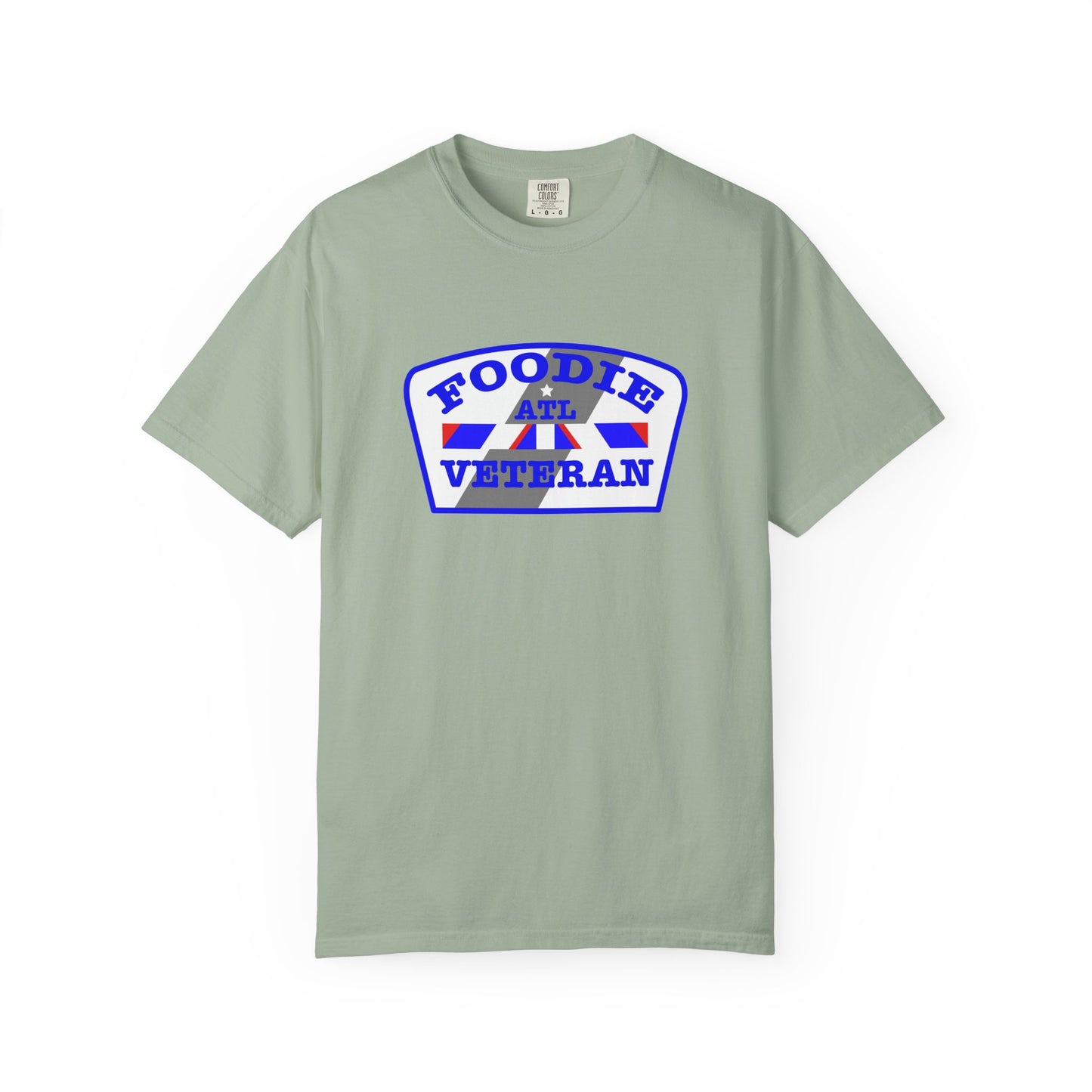L.O.E.F Foodie Veteran ATL Unisex Tee Shirt (Blue)