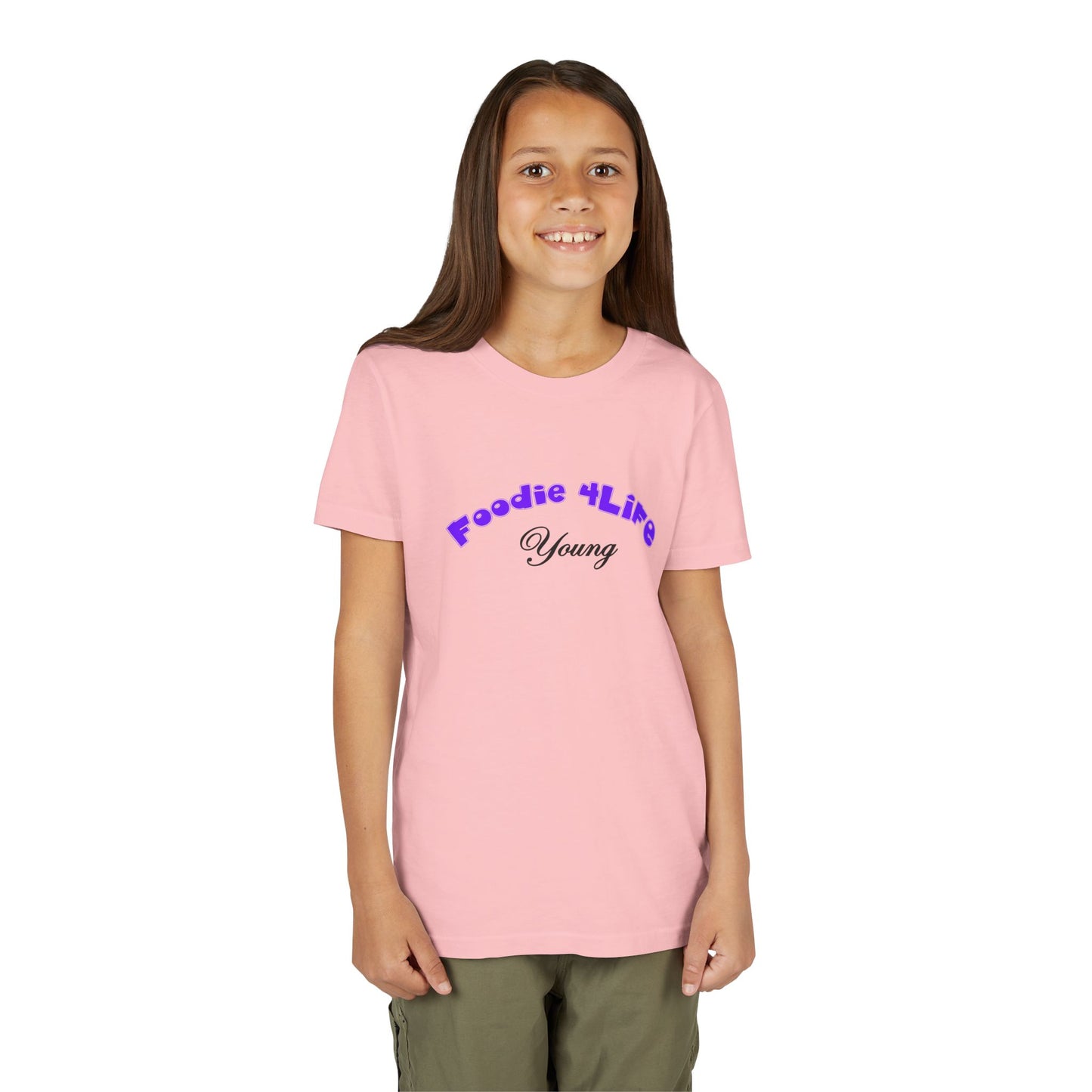 L.O.E.F Foodie 4Life Young Tee Shirt  (Violet)