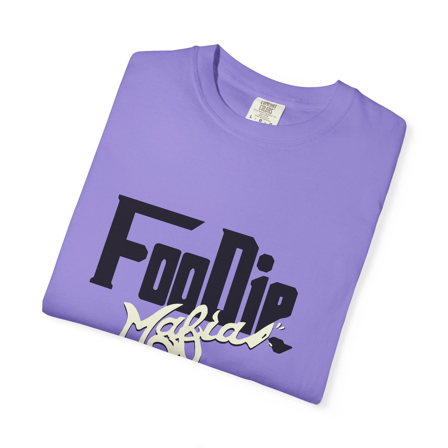 L.O.E.F Foodie Mafia Unisex Tee Shirt (Cream)