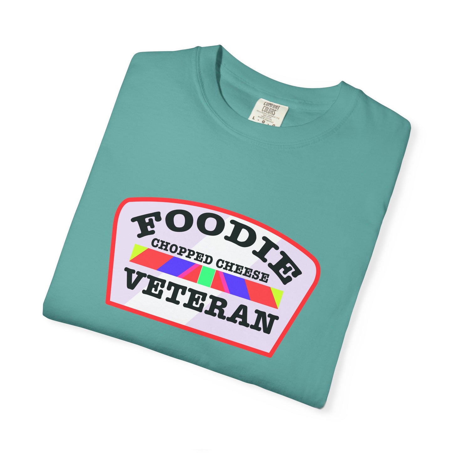 L.O.E.F Foodie Veteran Chopped Cheese Unisex Tee Shirt (Soft Pink)