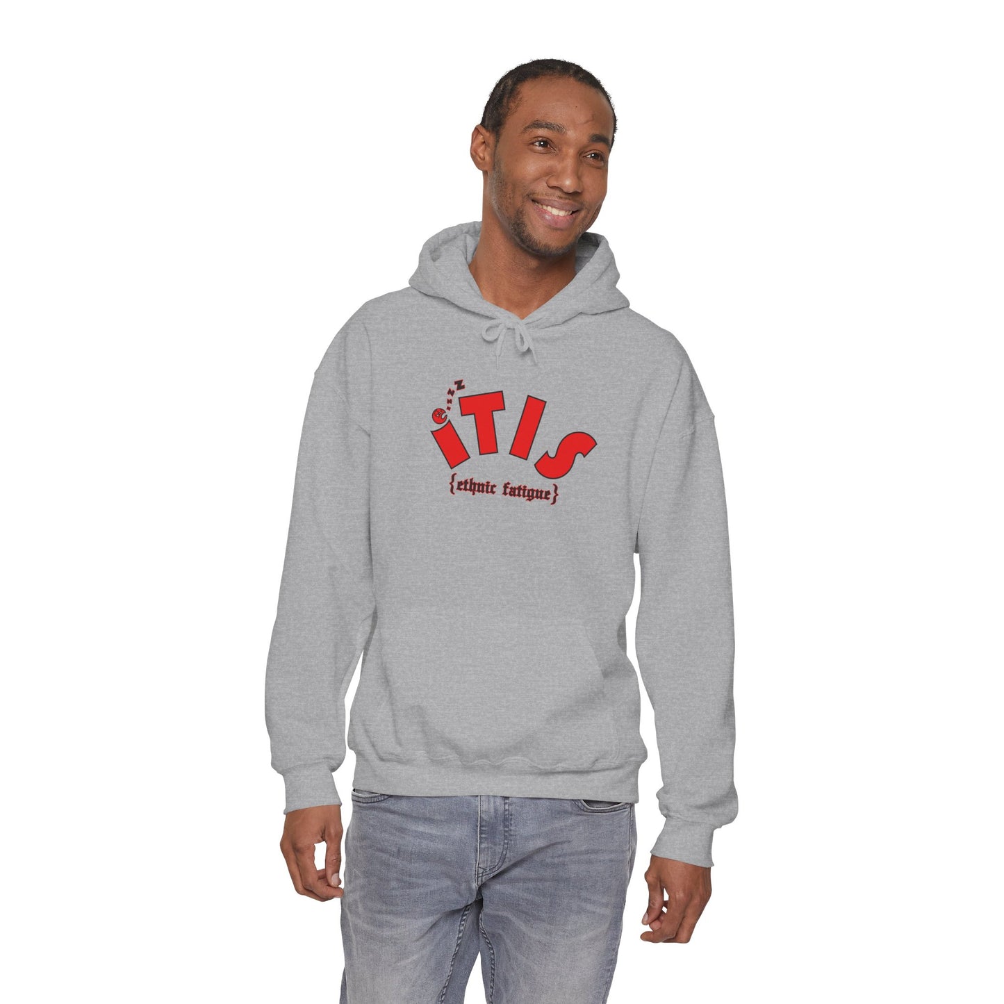 L.O.E.F ITIS Unisex Hooded Sweatshirt (Red)