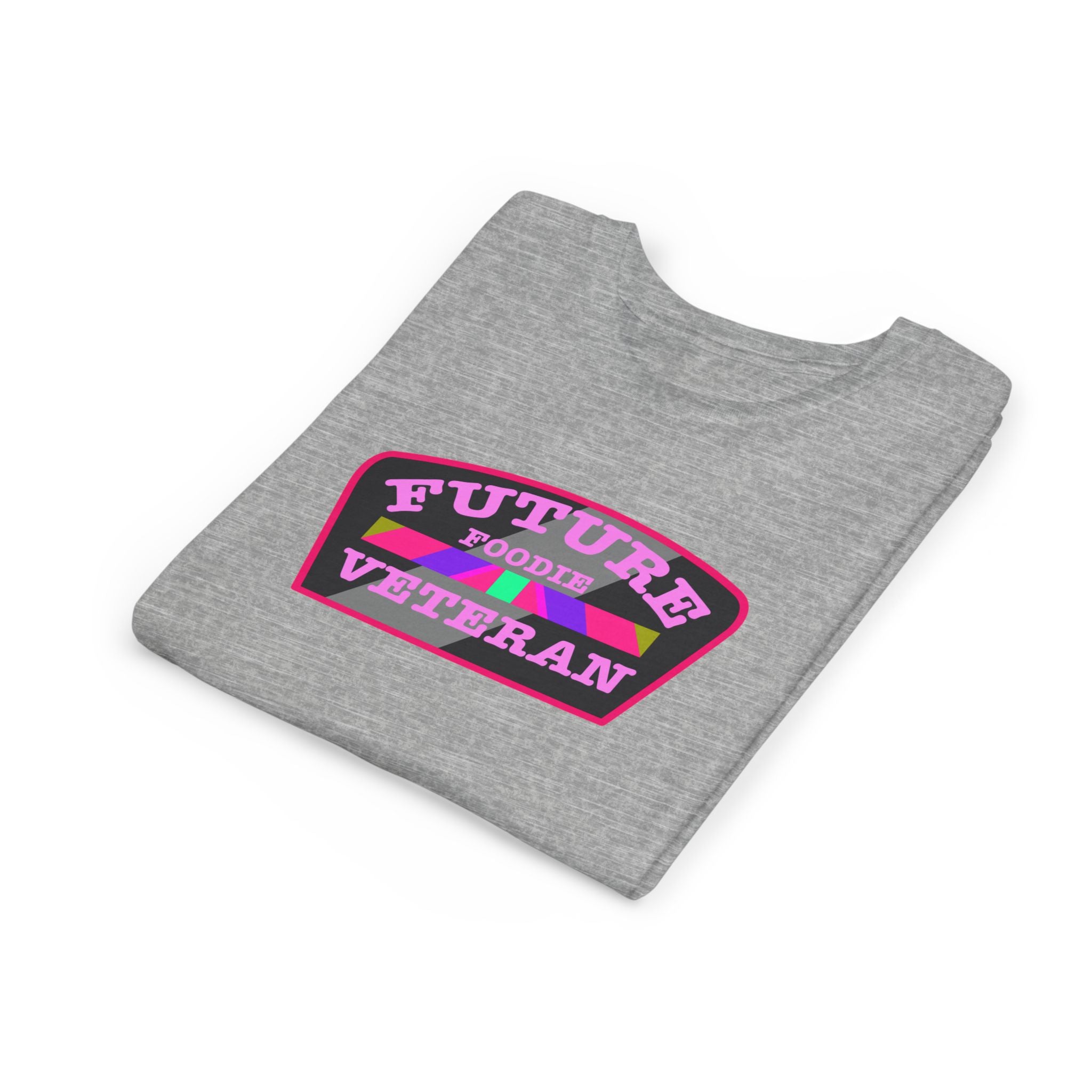 L.O.E.F Future Foodie Veteran Kids Tee Shirt (Pink)