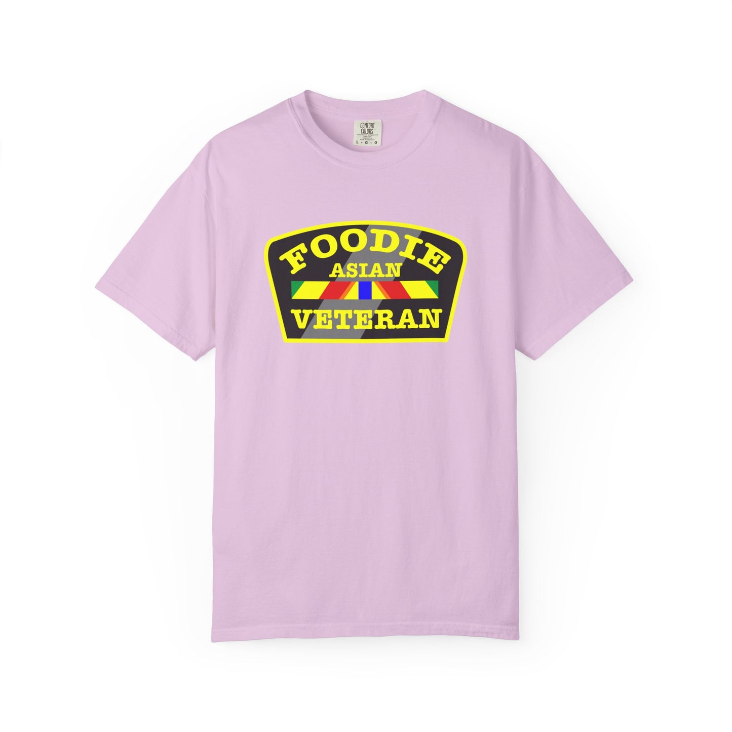 L.O.E.F Foodie Veteran ASIAN Unisex Tee Shirt (Yellow)
