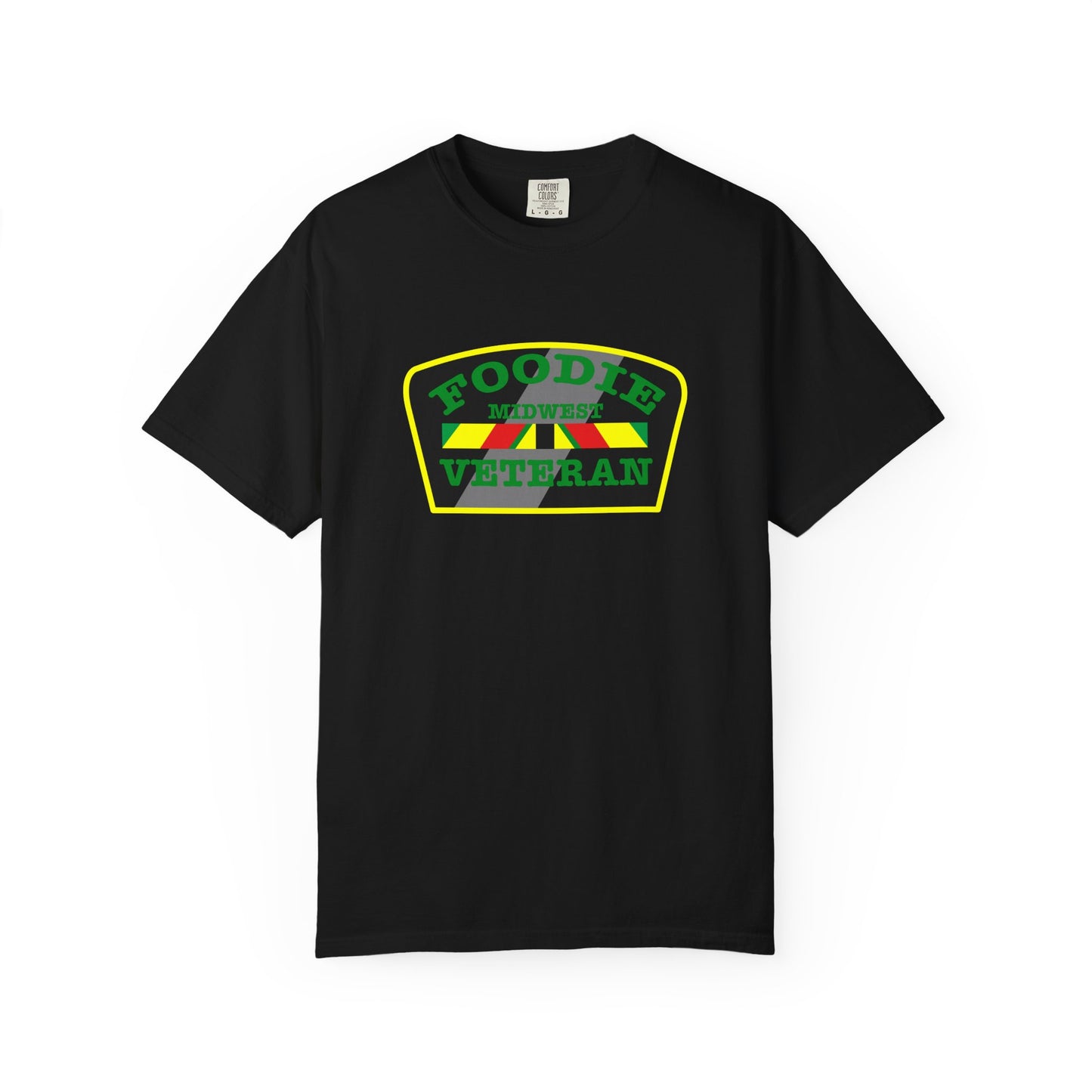 L.O.E.F Foodie Veteran MIDWEST Unisex Tee Shirt (Green)