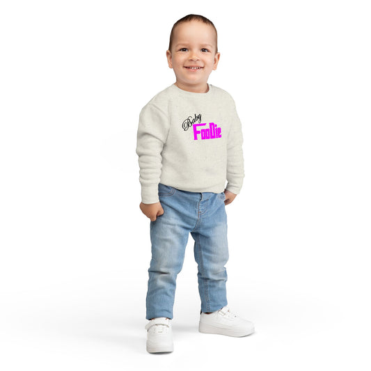 L.O.E.F Baby Foodie Toddler Sweatshirt (Fuchsia)
