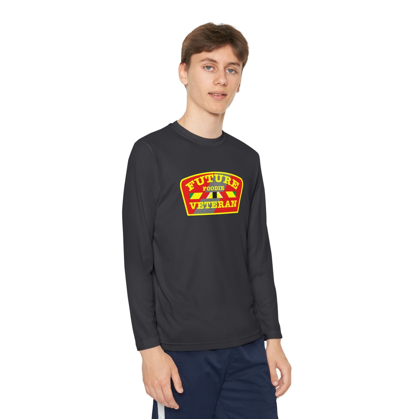 L.O.E.F Future Foodie Veteran Youth Long Sleeve Tee (Yellow and Red)