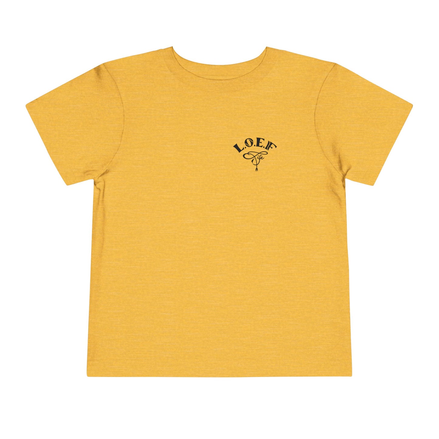 L.O.E.F Foodie 4Life Baby Short Sleeve Tee Shirt (Black)