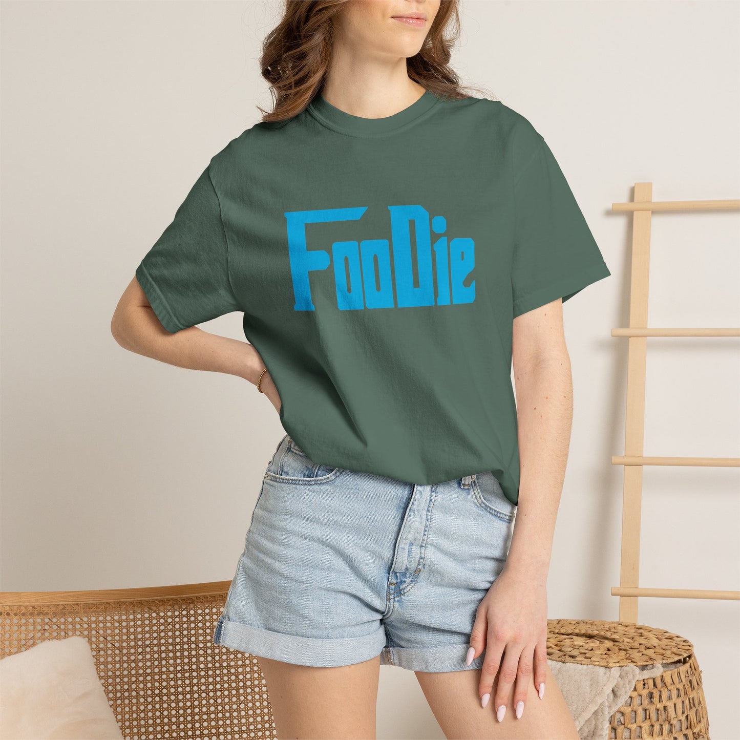 L.O.E.F Foodie Unisex Tee Shirt (Sky Blue)