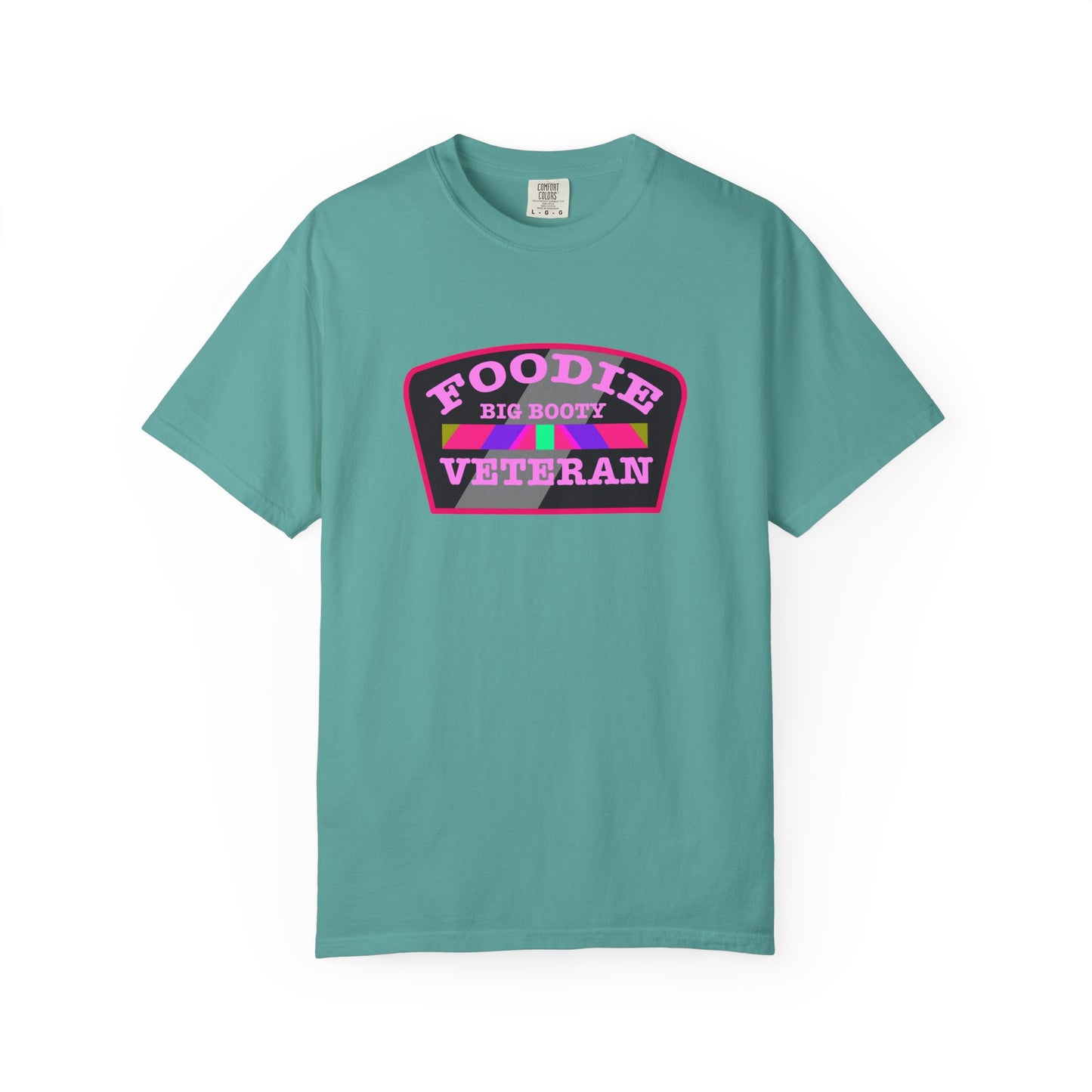 L.O.E.F Foodie Veteran BIG BOOTY Unisex Tee Shirt (Pink)