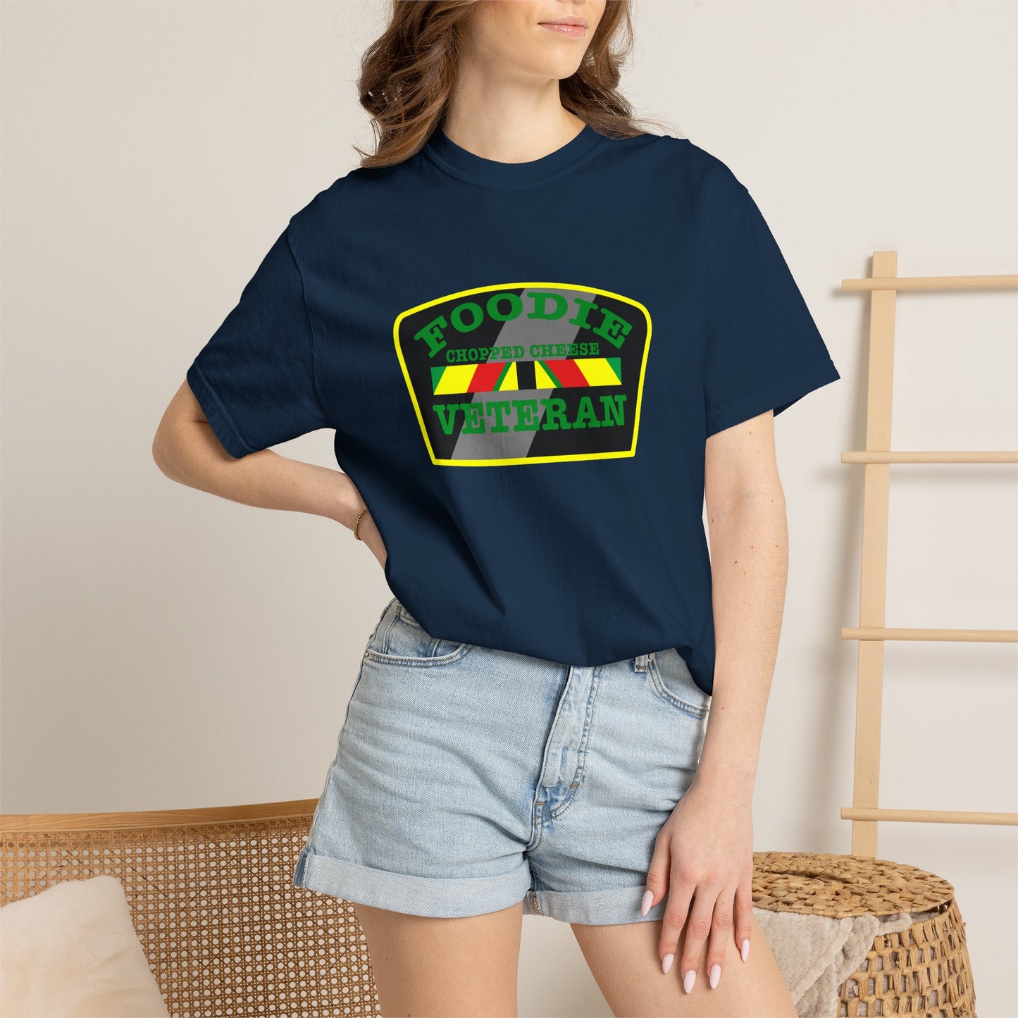 L.O.E.F Foodie Veteran Chopped Cheese Unisex Tee Shirt
