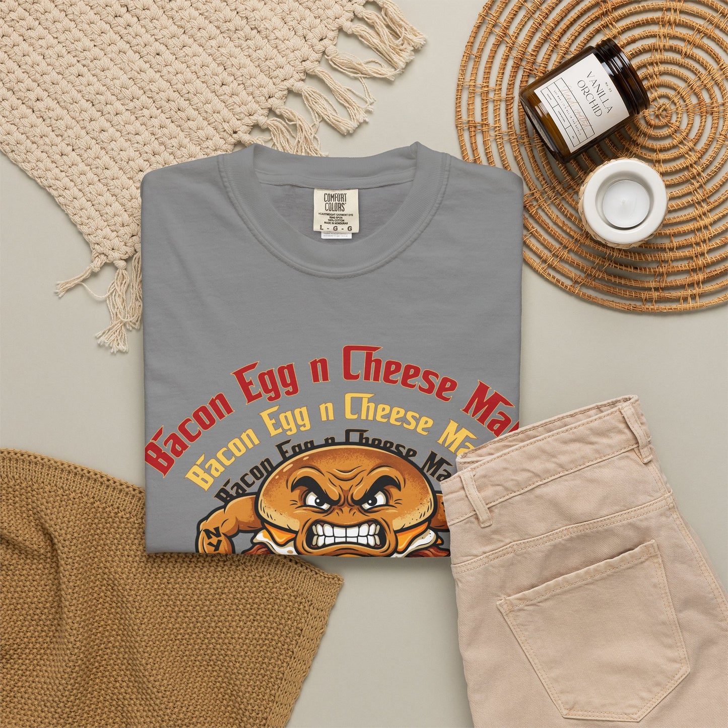L.O.E.F Bacon Egg n Cheese Mafia Unisex Tee Shirt