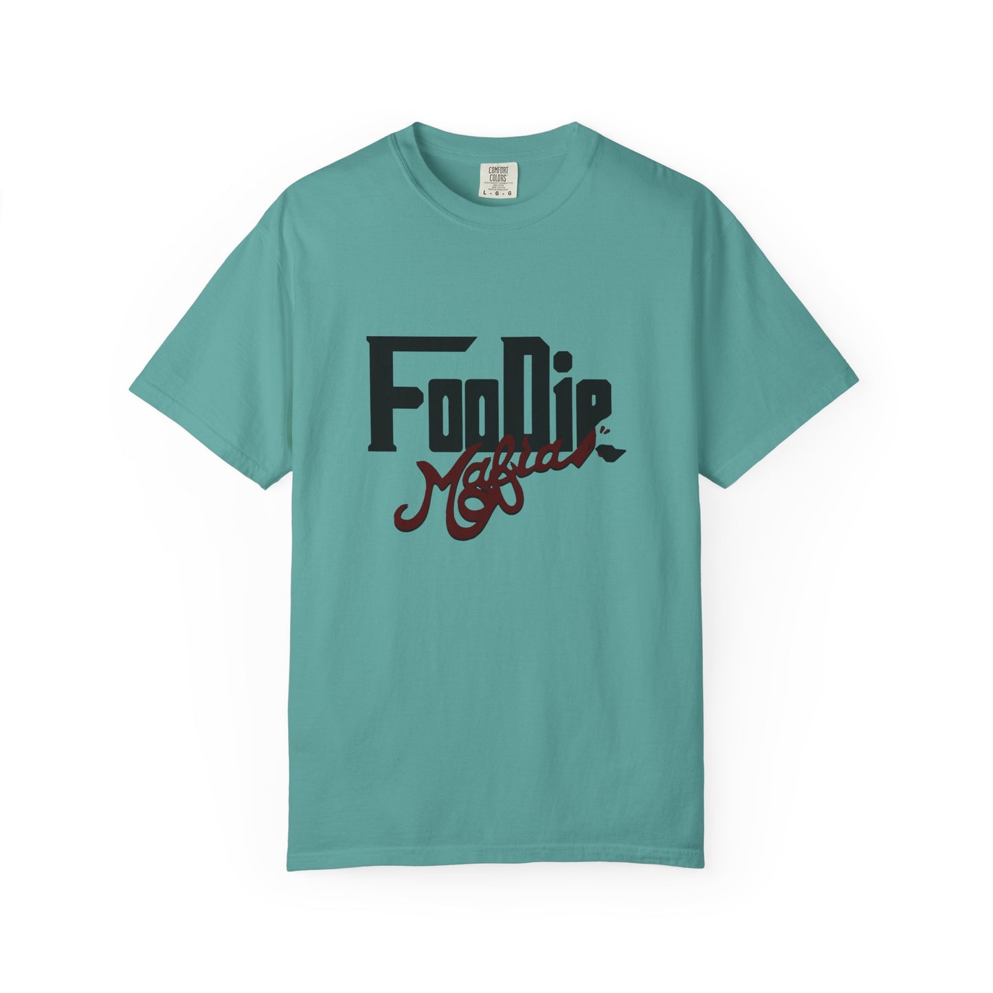 L.O.E.F Foodie Mafia Unisex Tee shirt (Maroon)