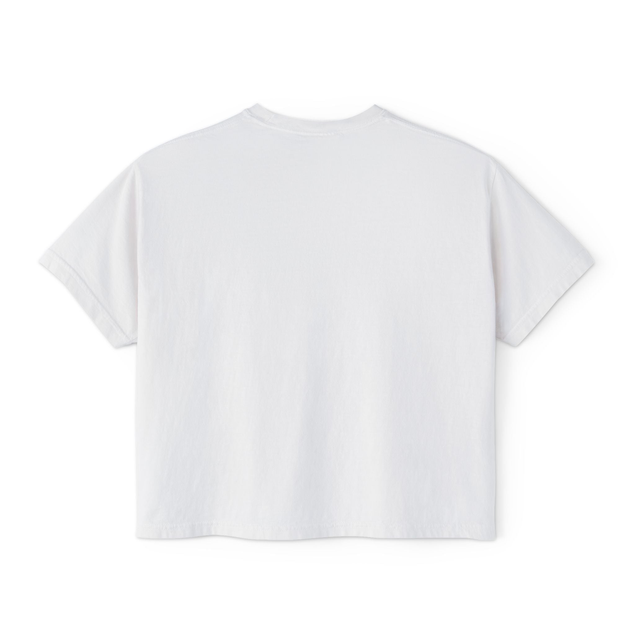 L.O.E.F FOO FOO FOODIE Women Boxy Tee(Dark Brown)