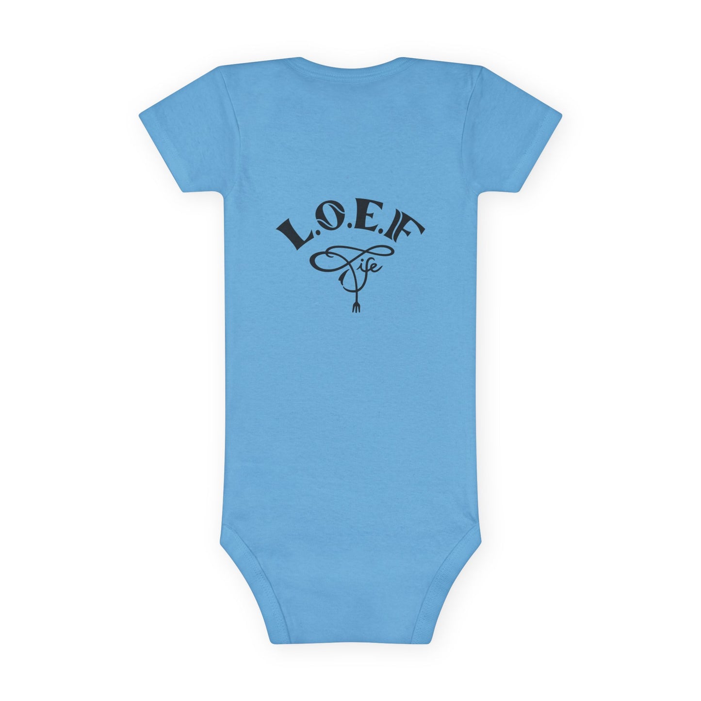 L.O.E.F Foodie 4Life Baby Bodysuit  (Fuchsia)