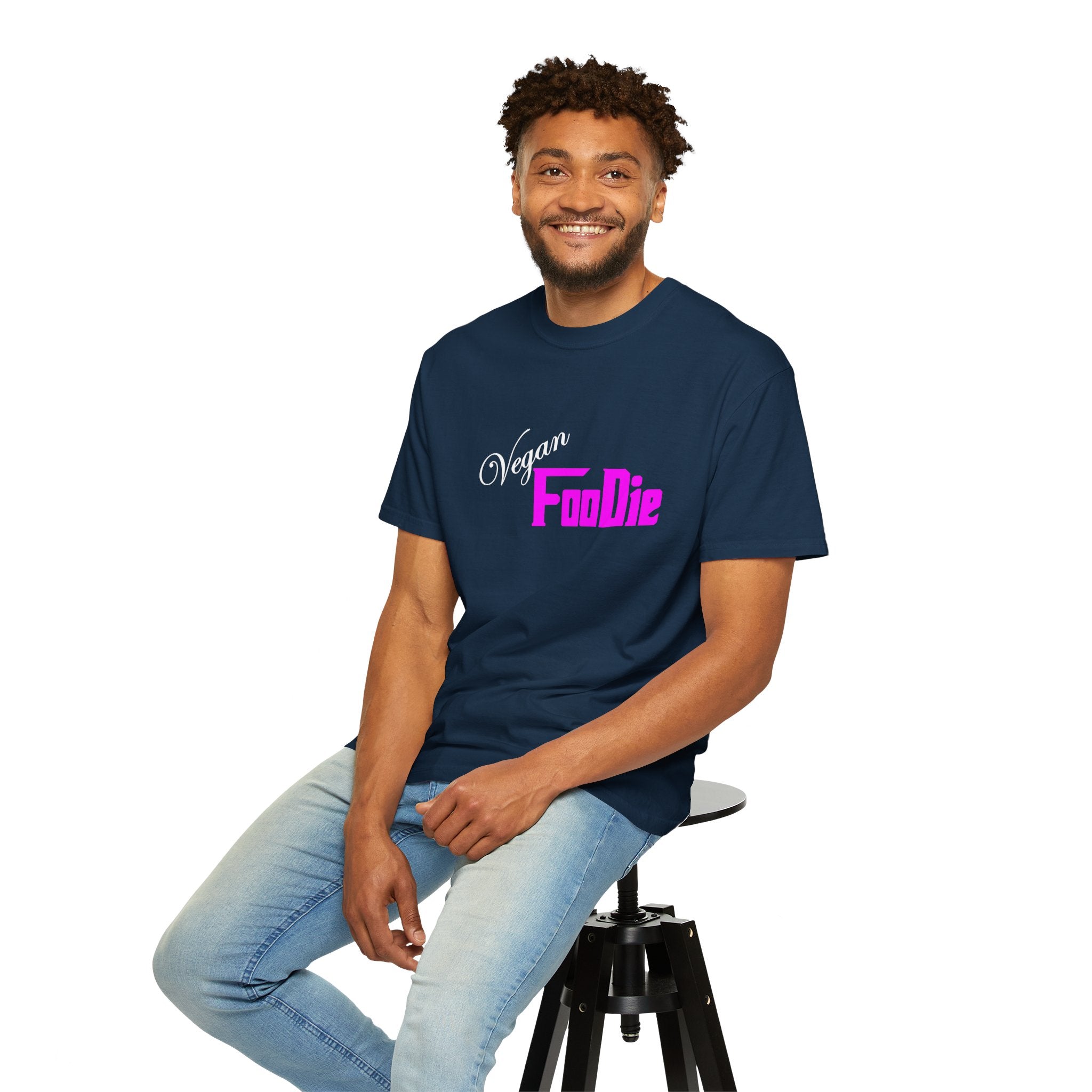 L.O.E.F Unisex Vegan Foodie Tee Shirt (Fuchsia)