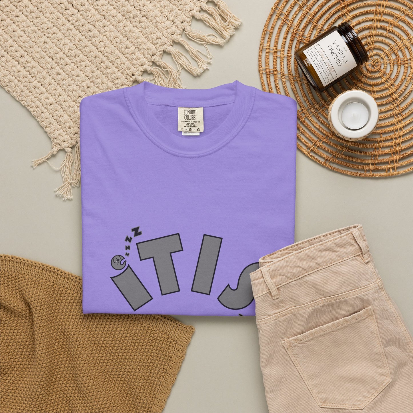 L.O.E.F ITIS Unisex Tee shirt (Gray)