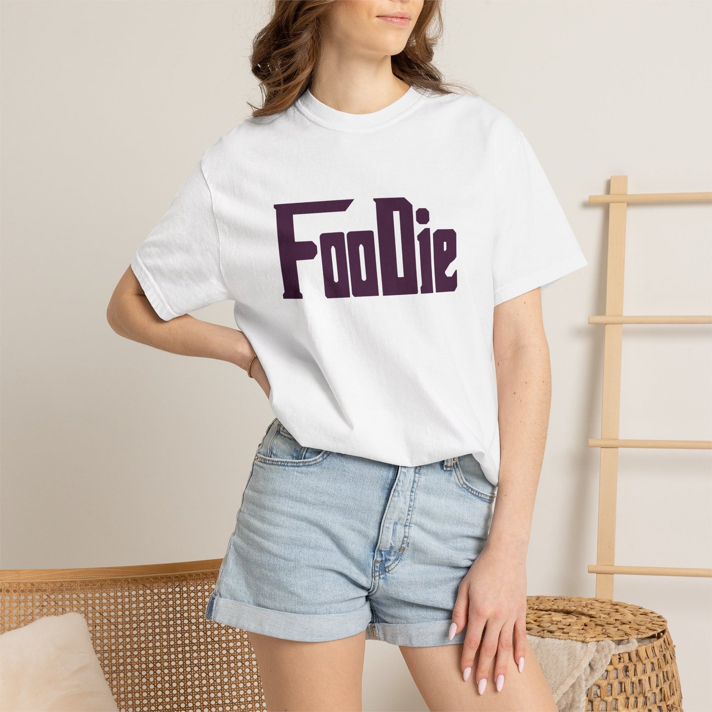 L.O.E.F Foodie Unisex Tee Shirt (Deep Purple)