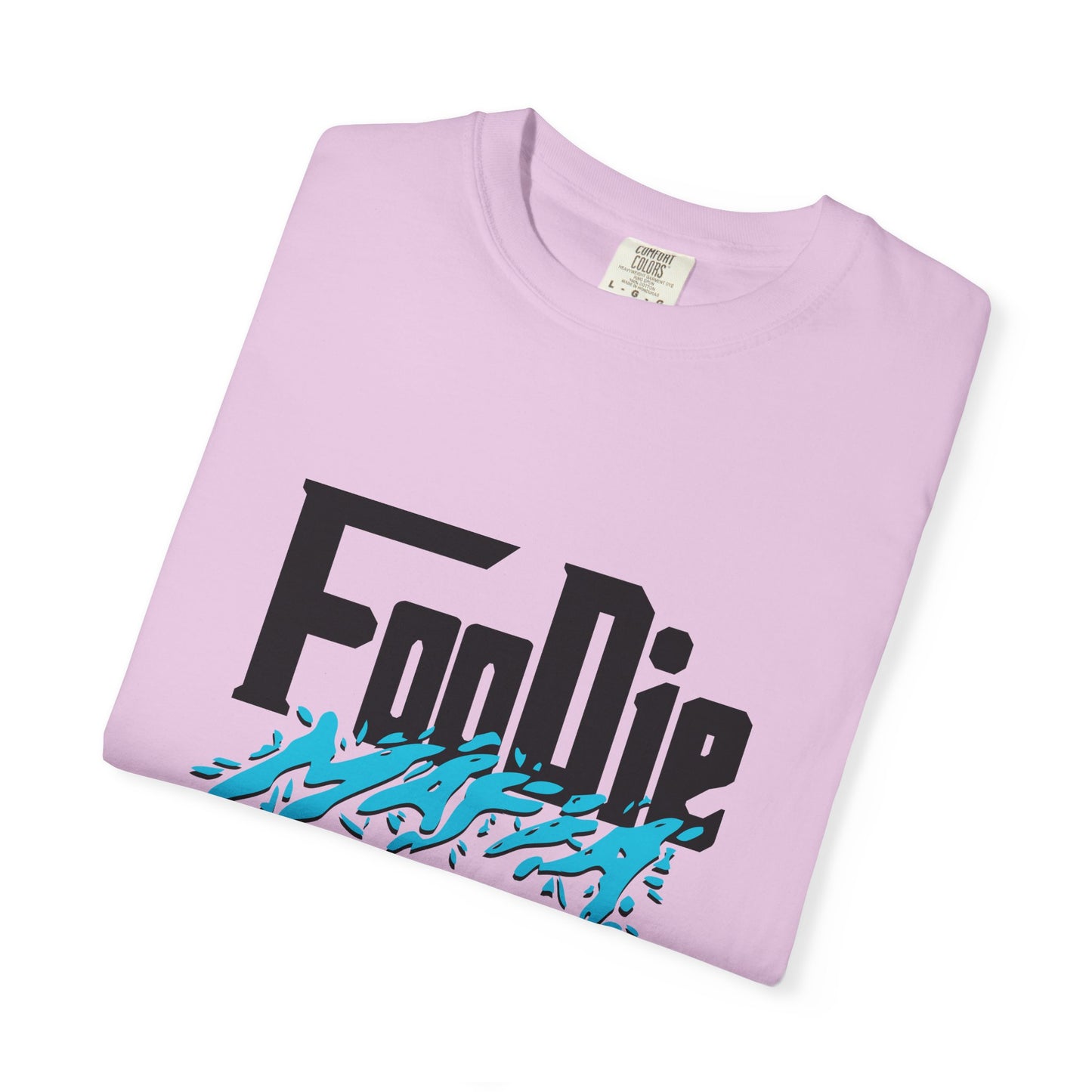 L.O.E.F Foodie Mafia Unisex Tee Shirt (Aqua Blue)