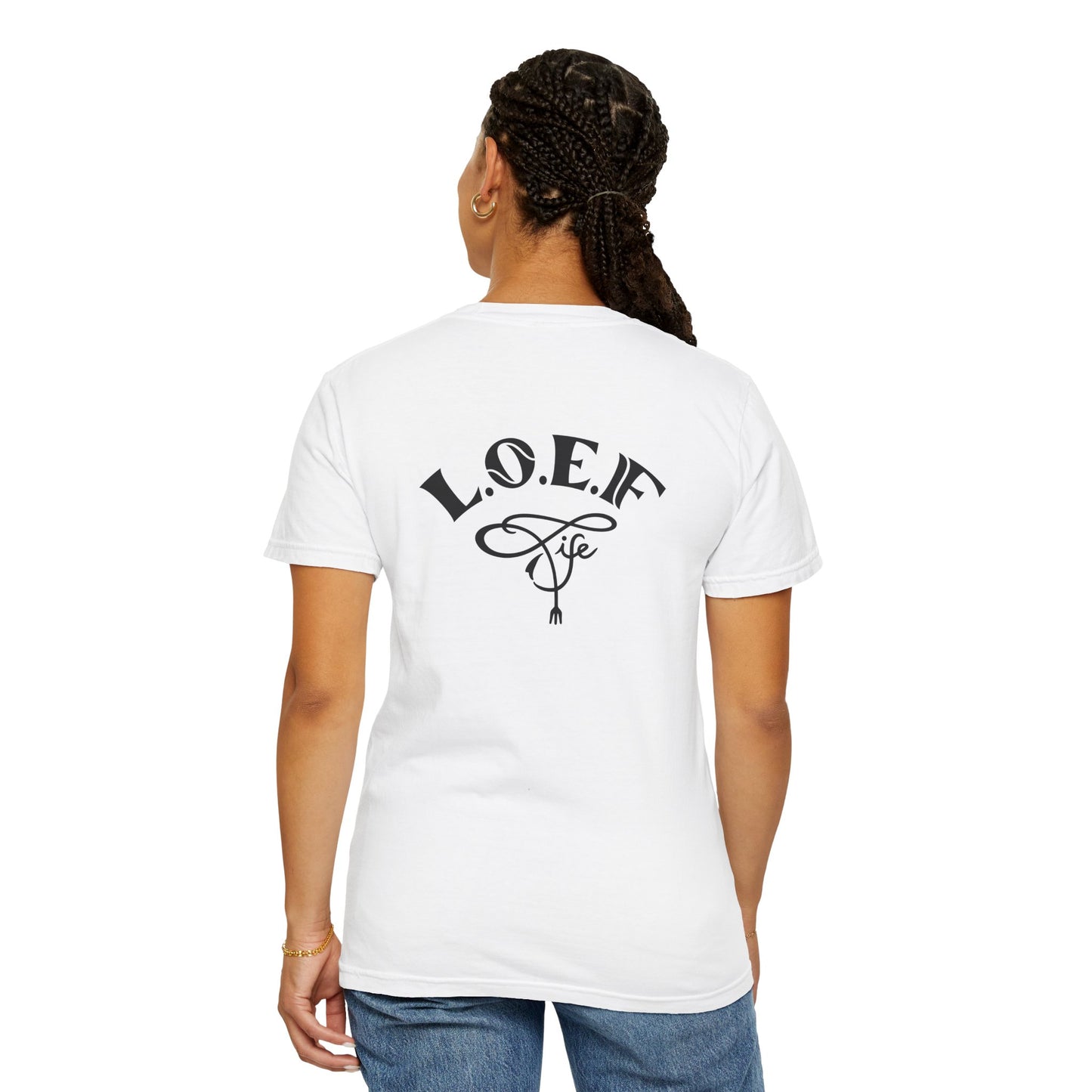 LO.E.F Foodie Unisex Tee Shirt (Bright Purple)