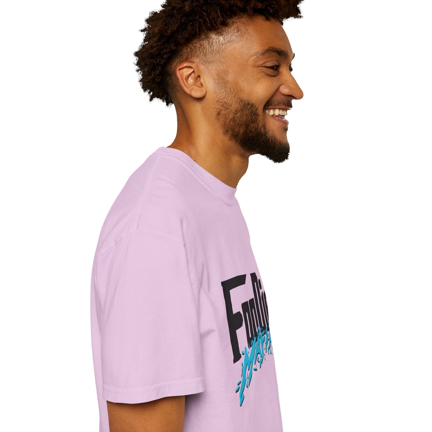 L.O.E.F Foodie Mafia Unisex Tee Shirt (Aqua Blue)