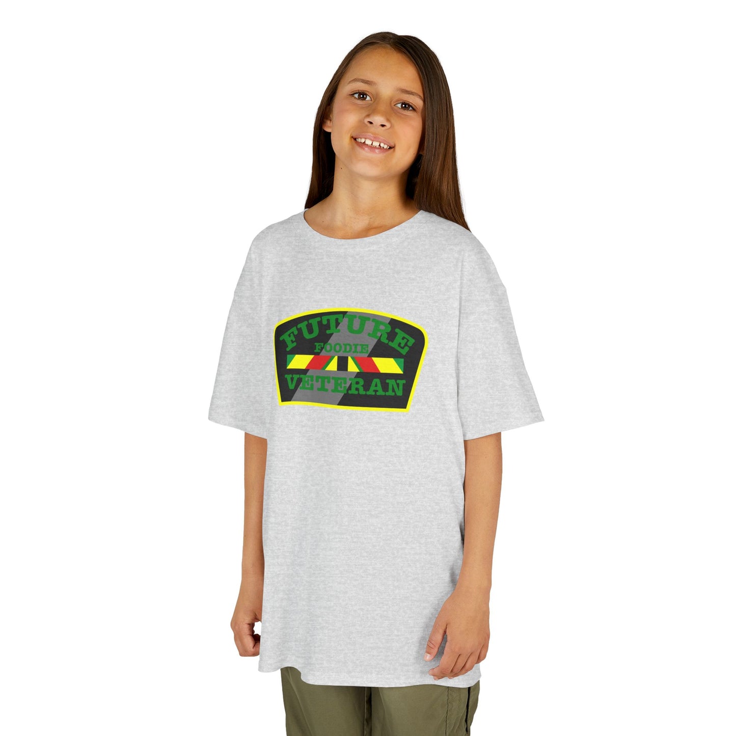 L.O.E.F Future Foodie Veteran Kids Tee Shirt (Green)
