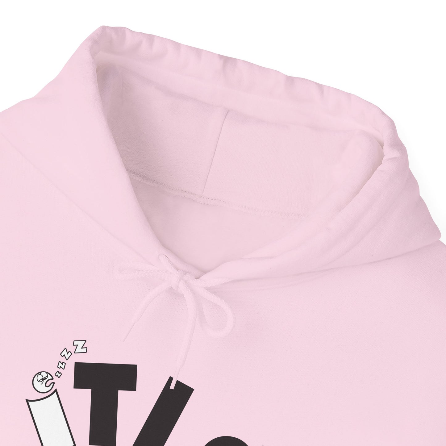 L.O.E.F ITIS Unisex Hooded Sweatshirt (White and Black)