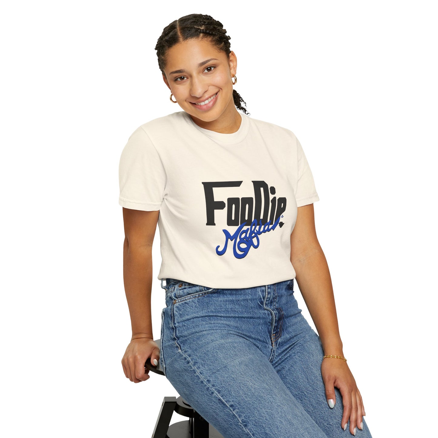 L.O.E.F Foodie Mafia Unisex Tee shirt (Cobalt Blue)