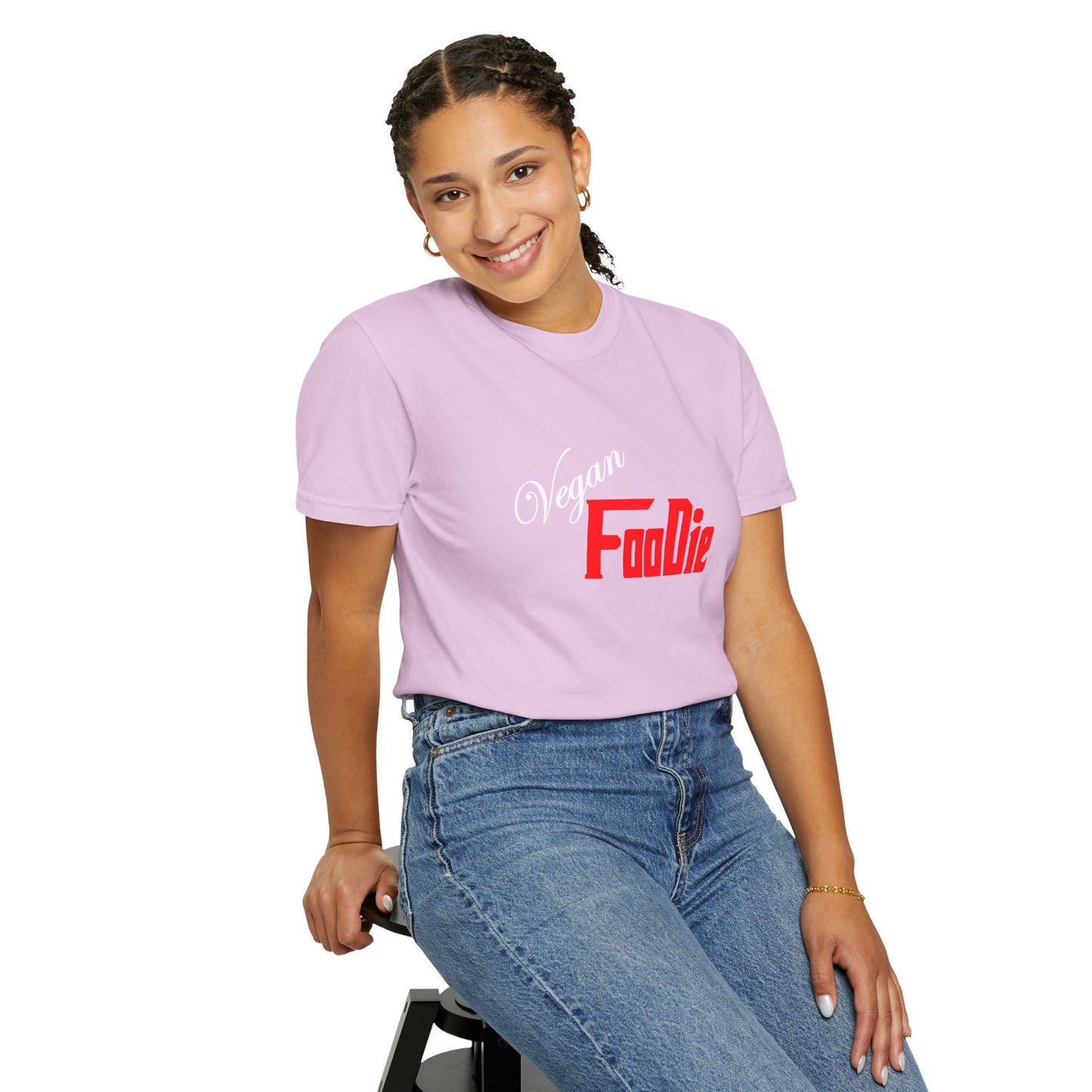 L.O.E.F Unisex Vegan Foodie Tee Shirt (Fiery Red)