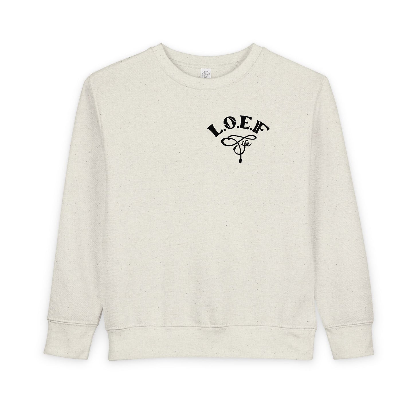 L.O.E.F Foodie 4Life Baby Sweatshirt  (Black)