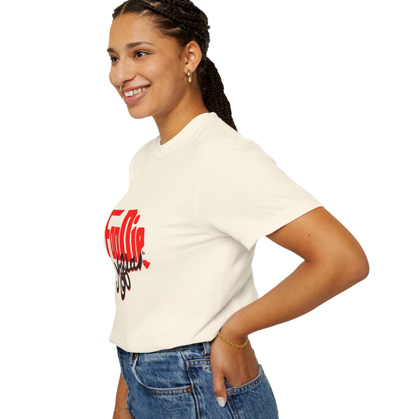 L.O.E.F Red Foodie Mafia Unisex Tee shirt (Black)