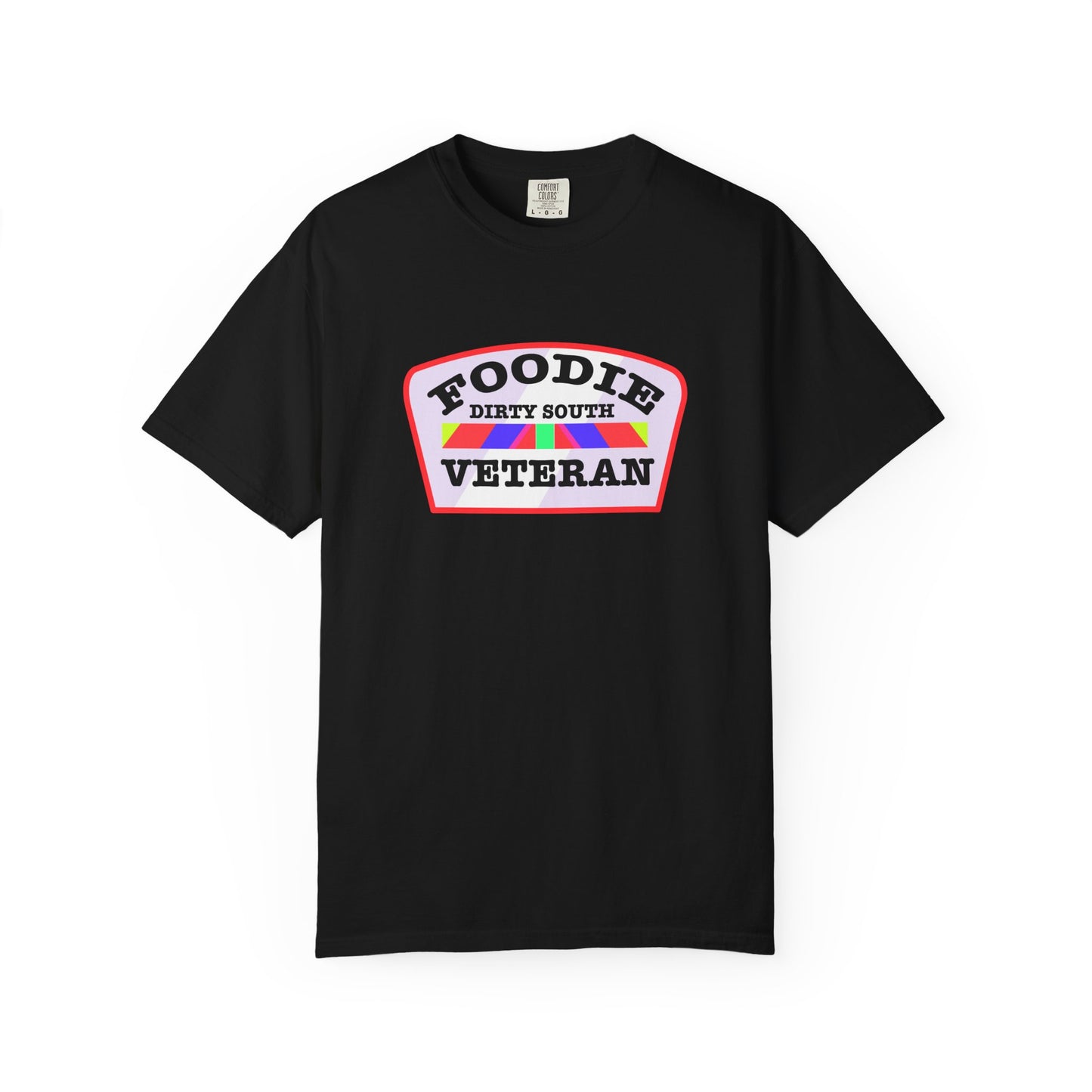 L.O.E.F Foodie Veteran DIRTY SOUTH Unisex Tee Shirt (Soft Pink)